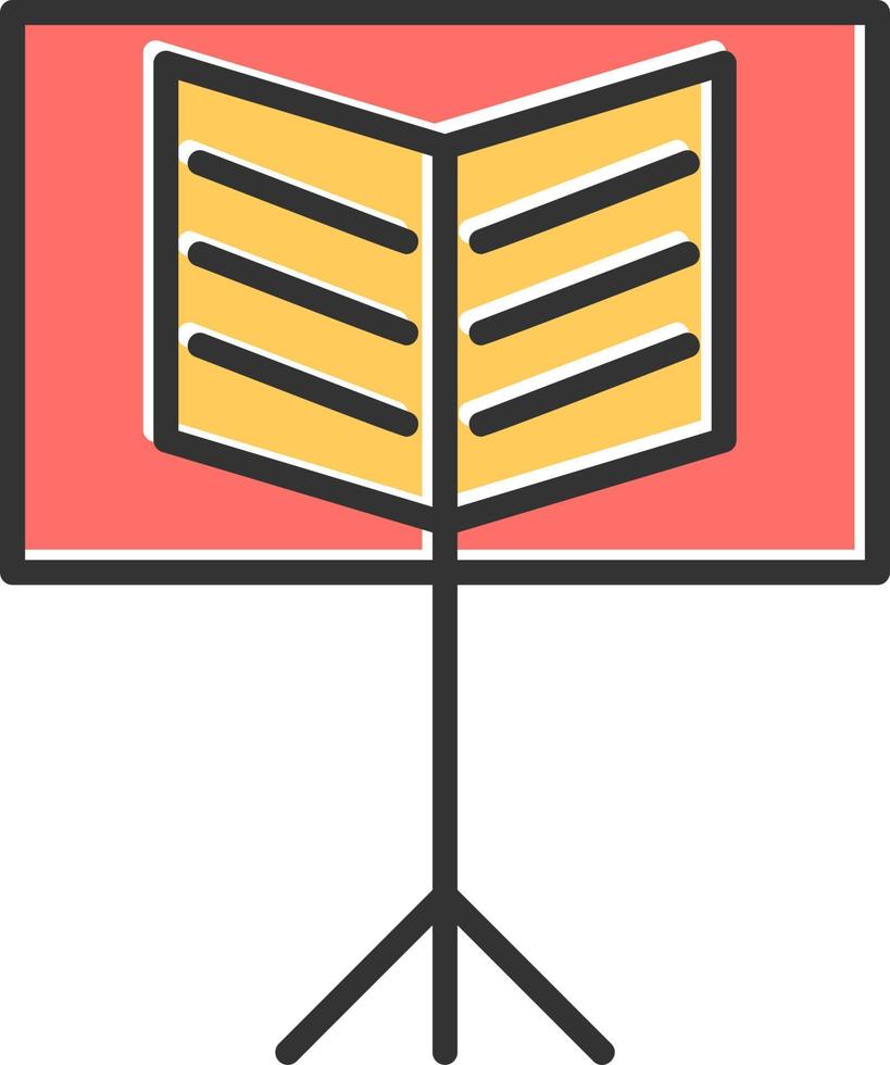 Music Stand Vector Icon