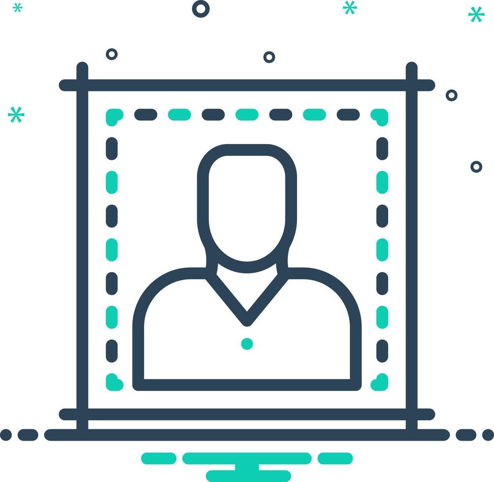 mix icon for photo vector