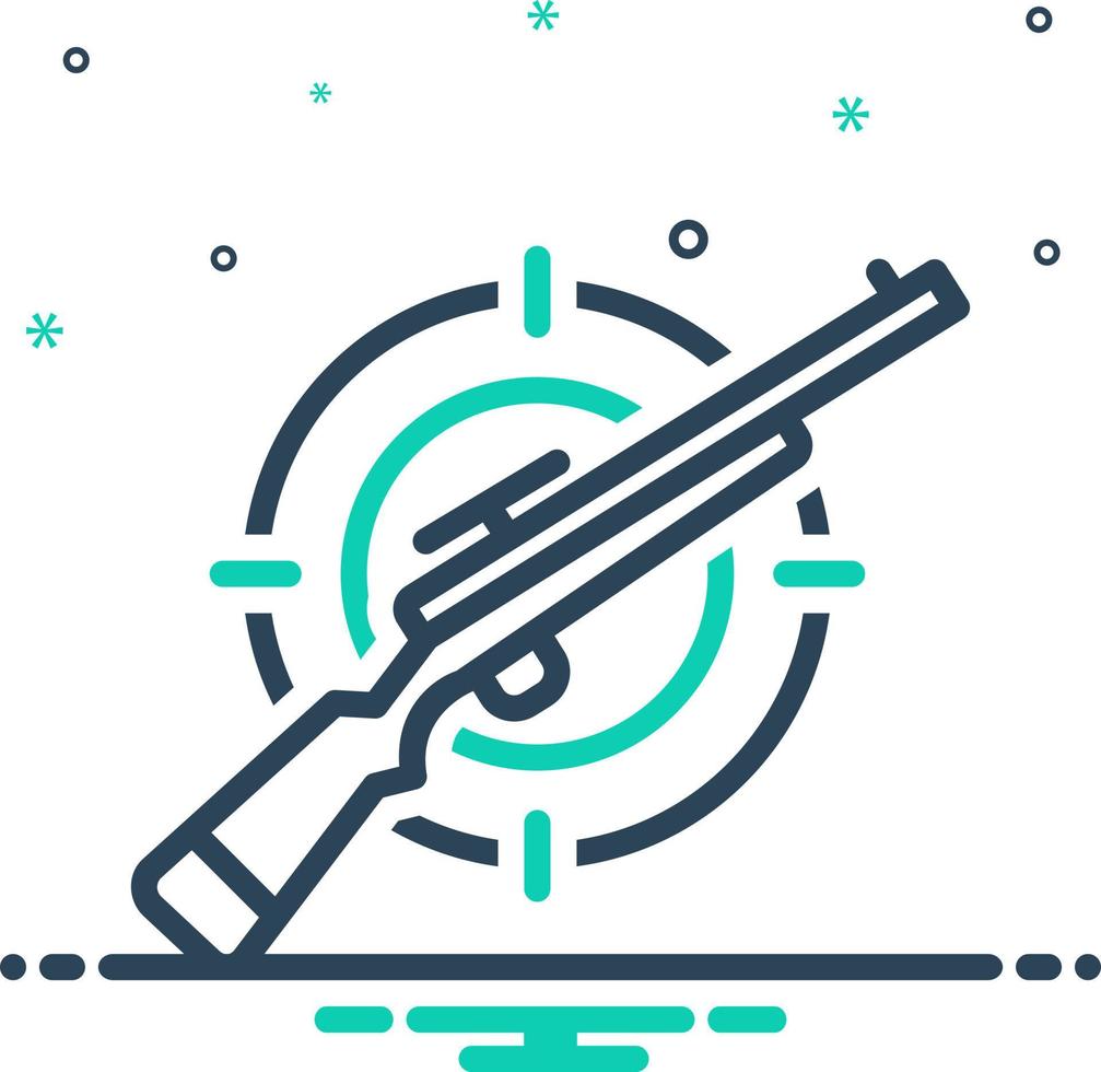 mix icon for hunting vector