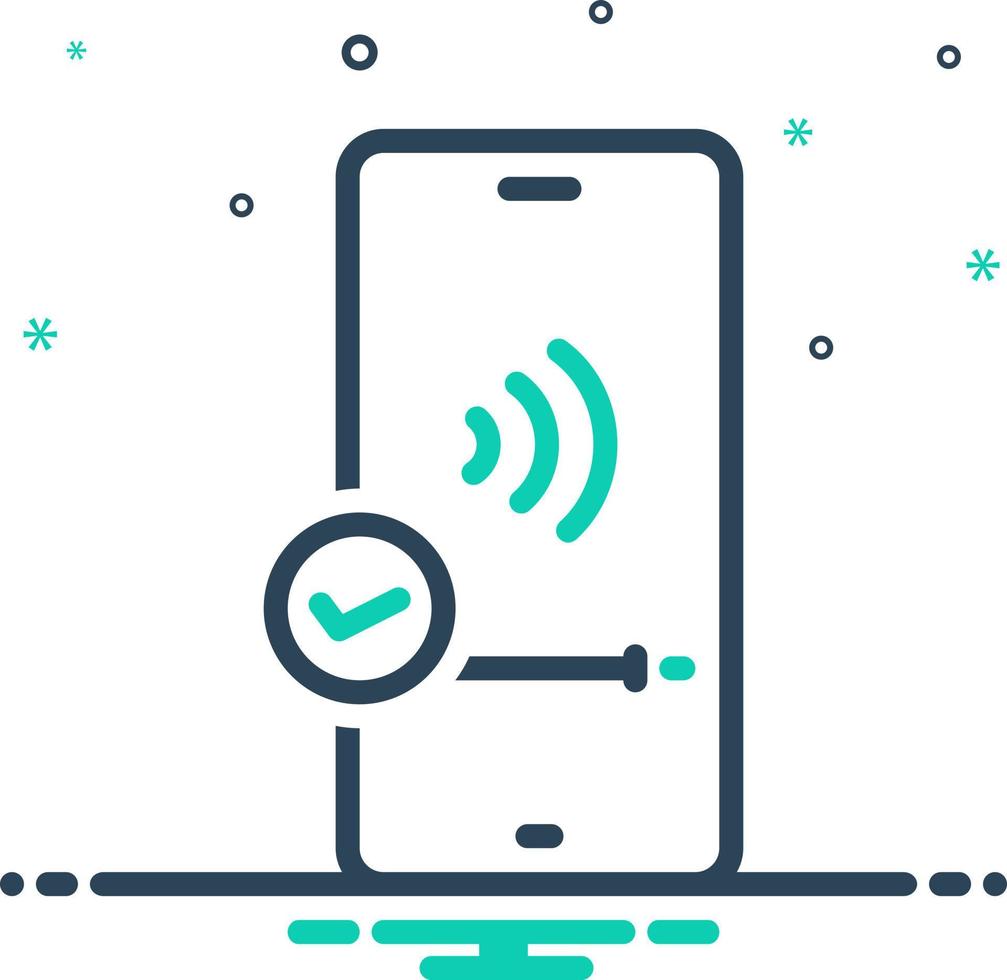mix icon for allow vector
