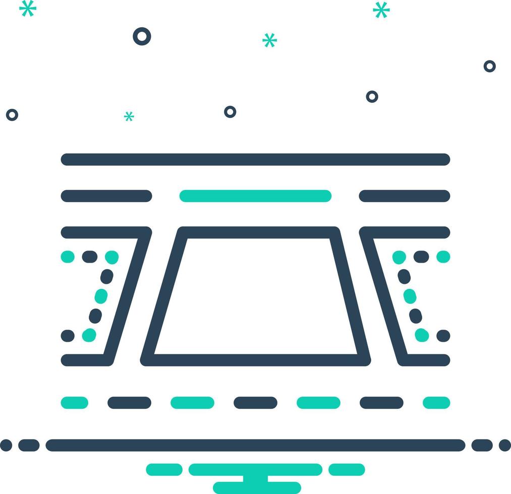 mix icon for plot vector