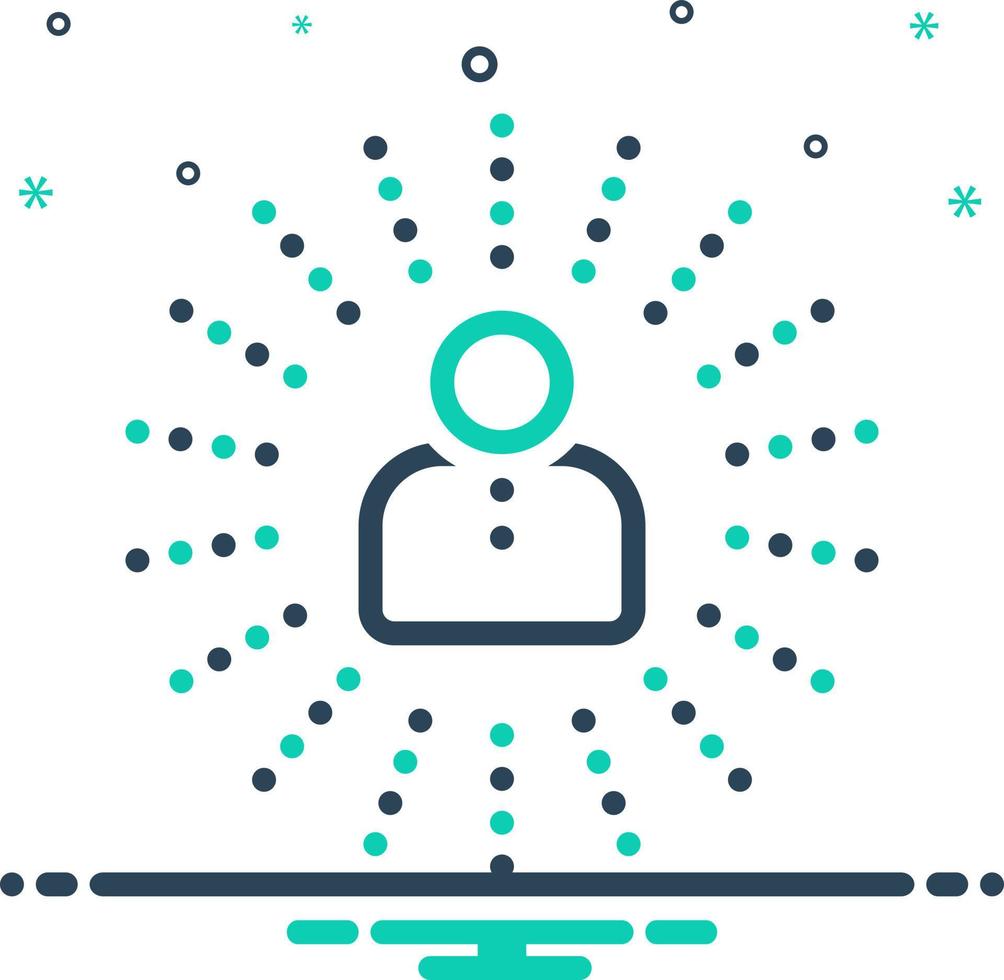 mix icon for consciousness vector