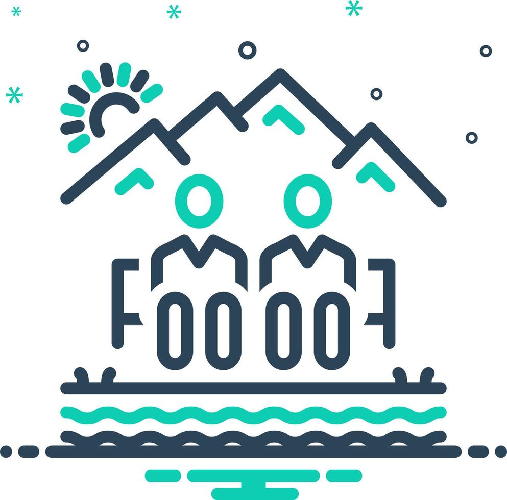 mix icon for moment vector