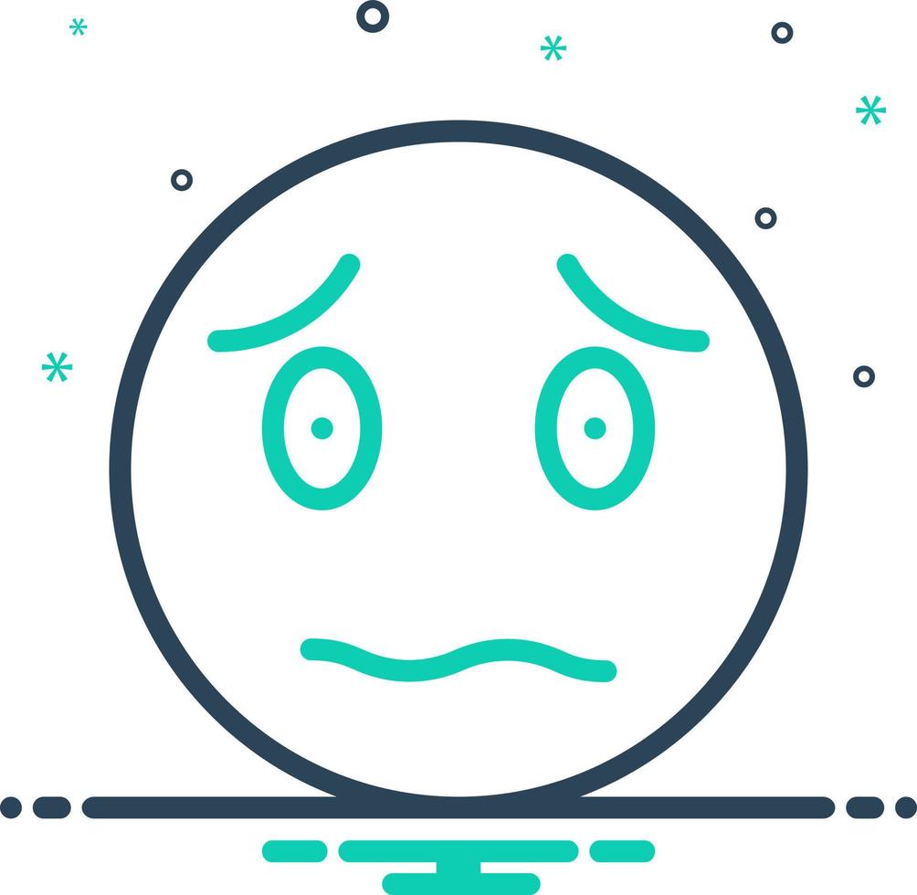 mix icon for strange vector