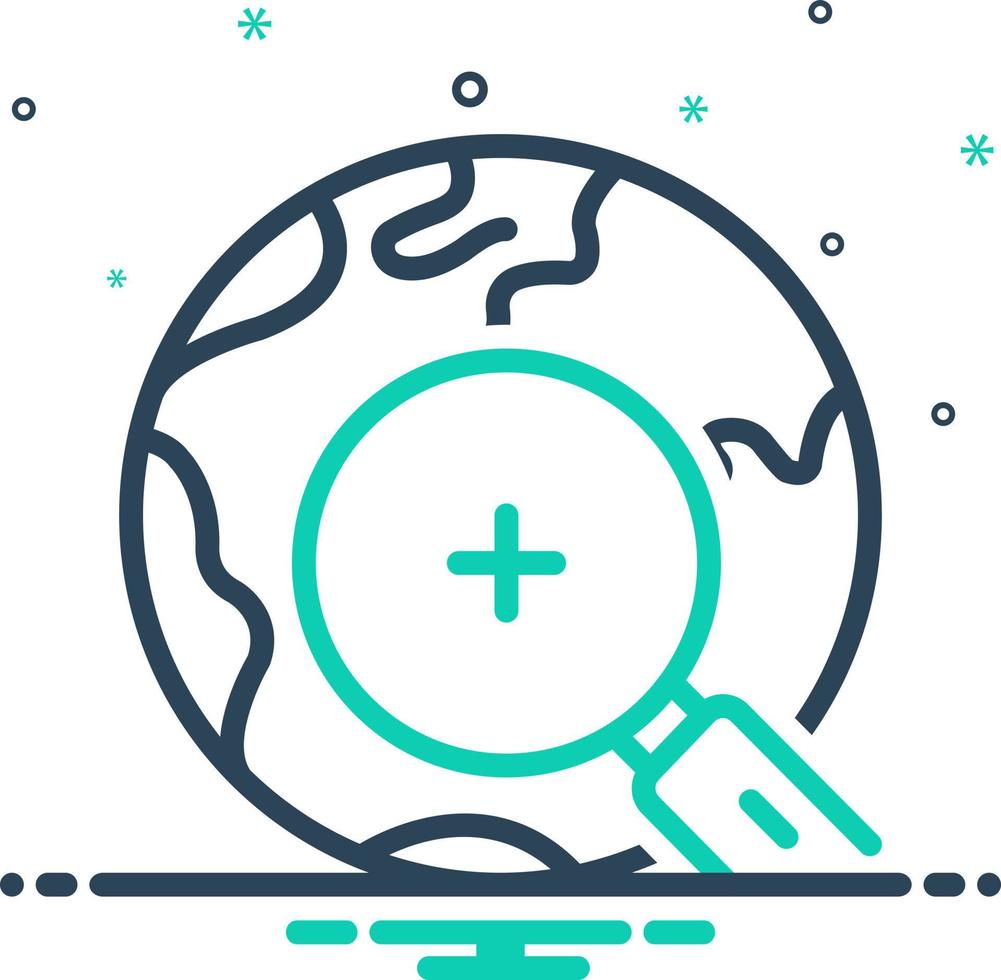 mix icon for find vector