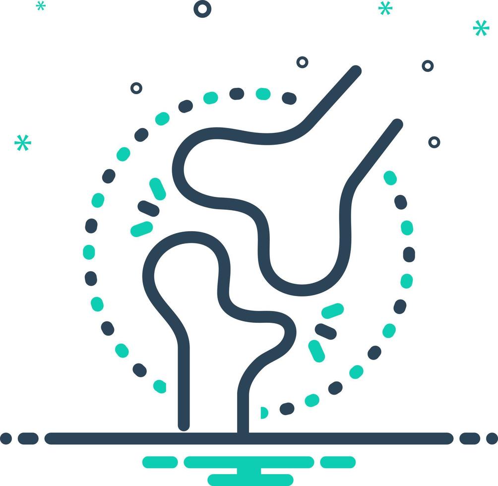mix icon for bone vector