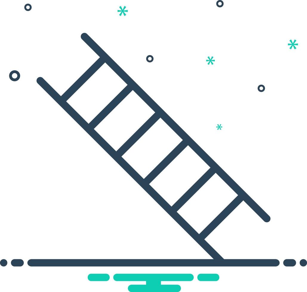 mix icon for step vector