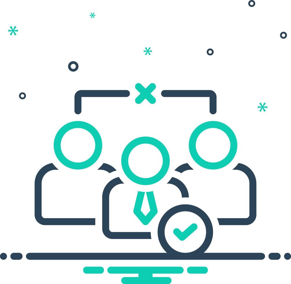 mix icon for nomination vector