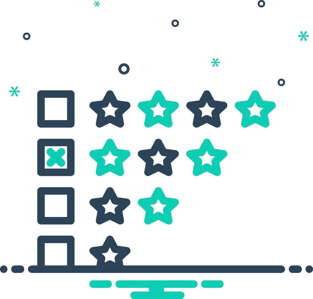 mix icon for average vector