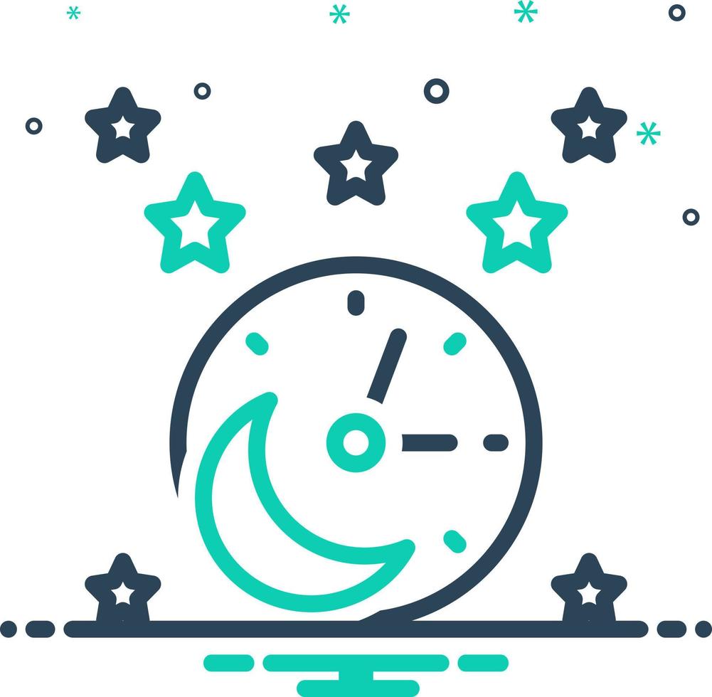 mix icon for tonight vector
