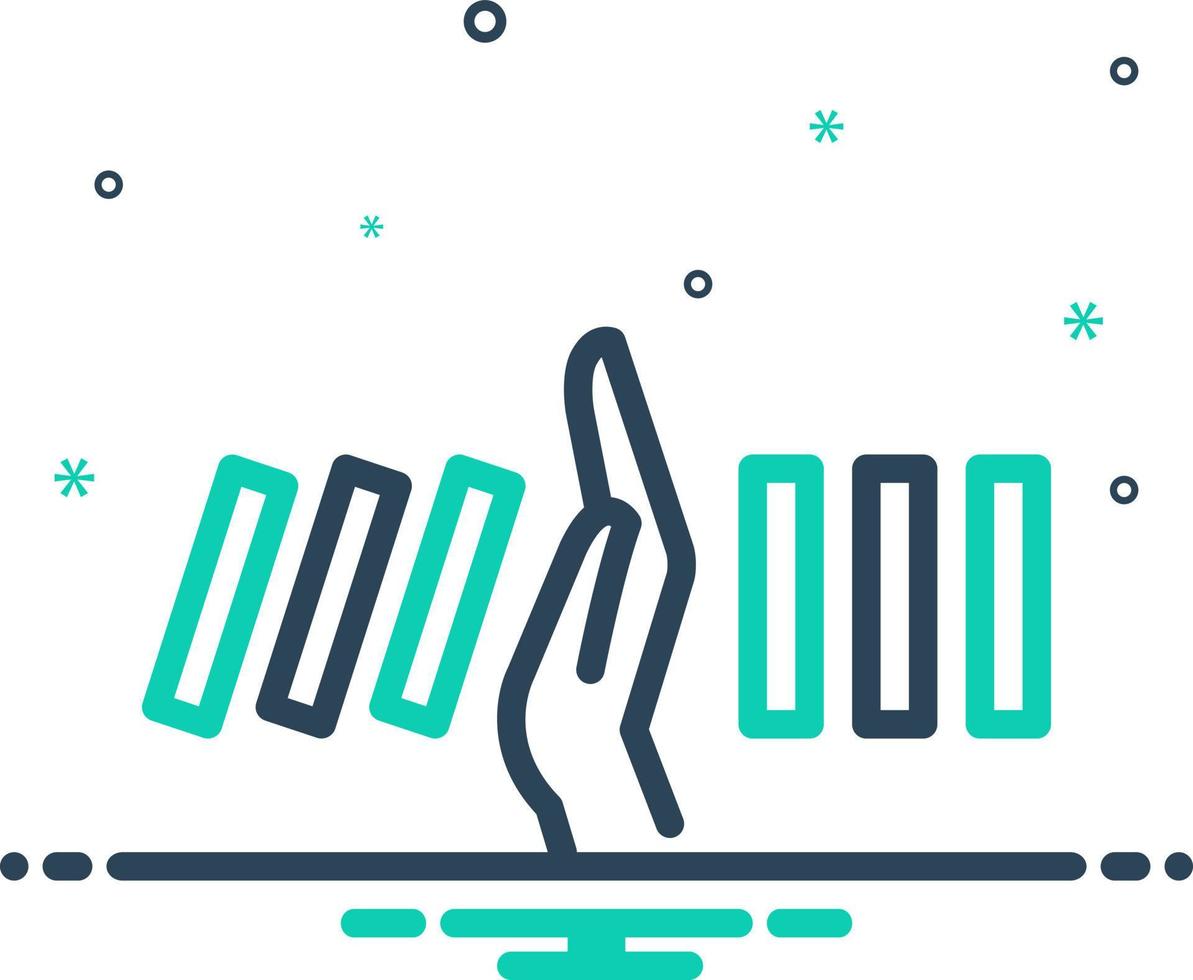 mix icon for intervention vector