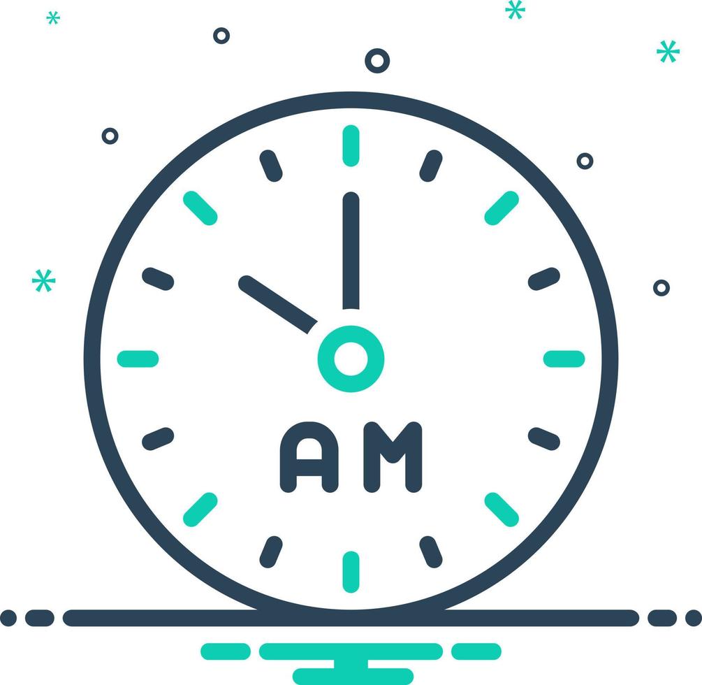 mix icon for am vector