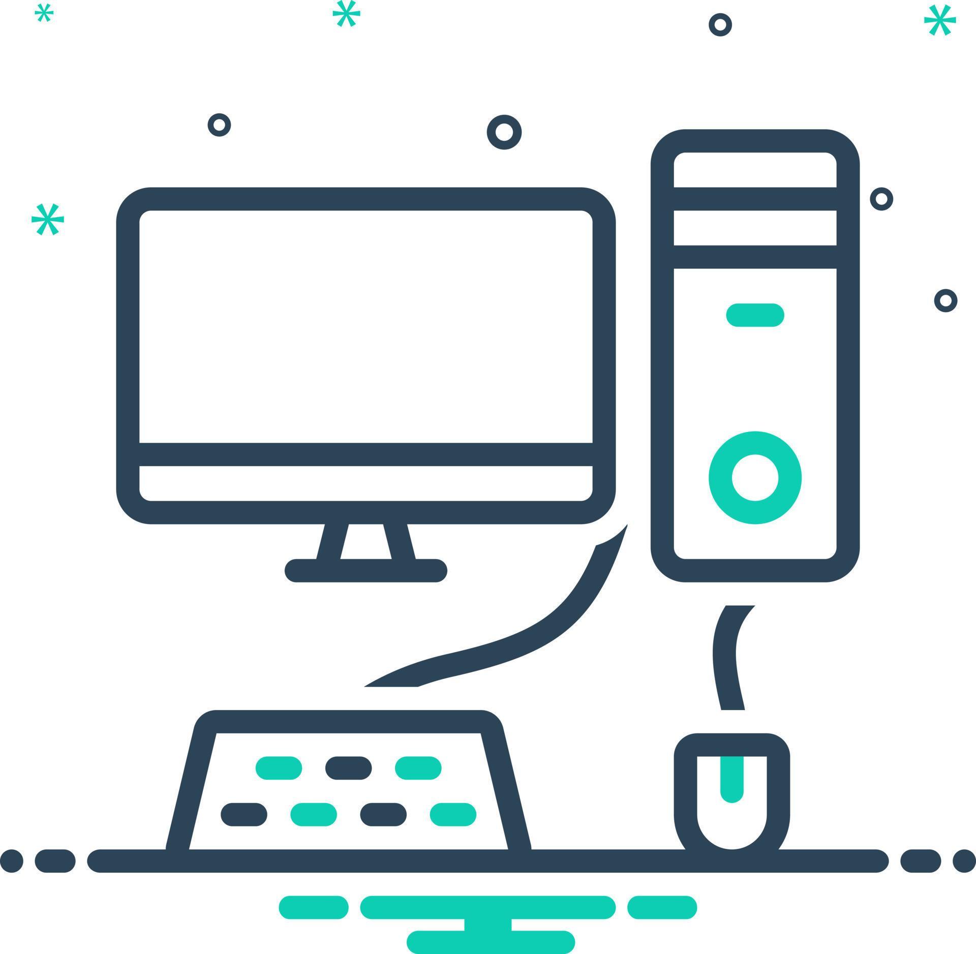 mix icon for computer 20307958 Vector Art at Vecteezy