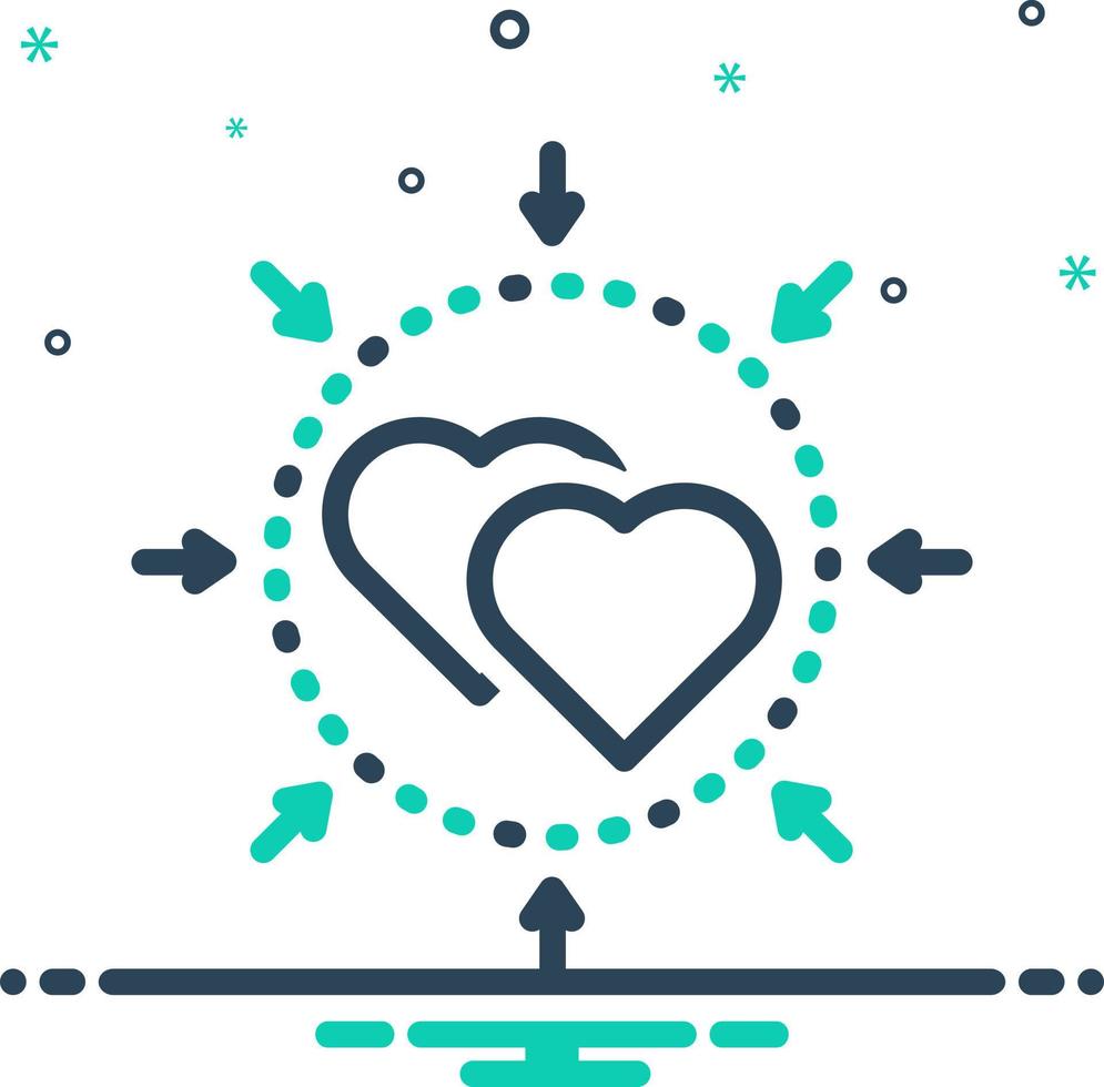 mix icon for incorporate vector
