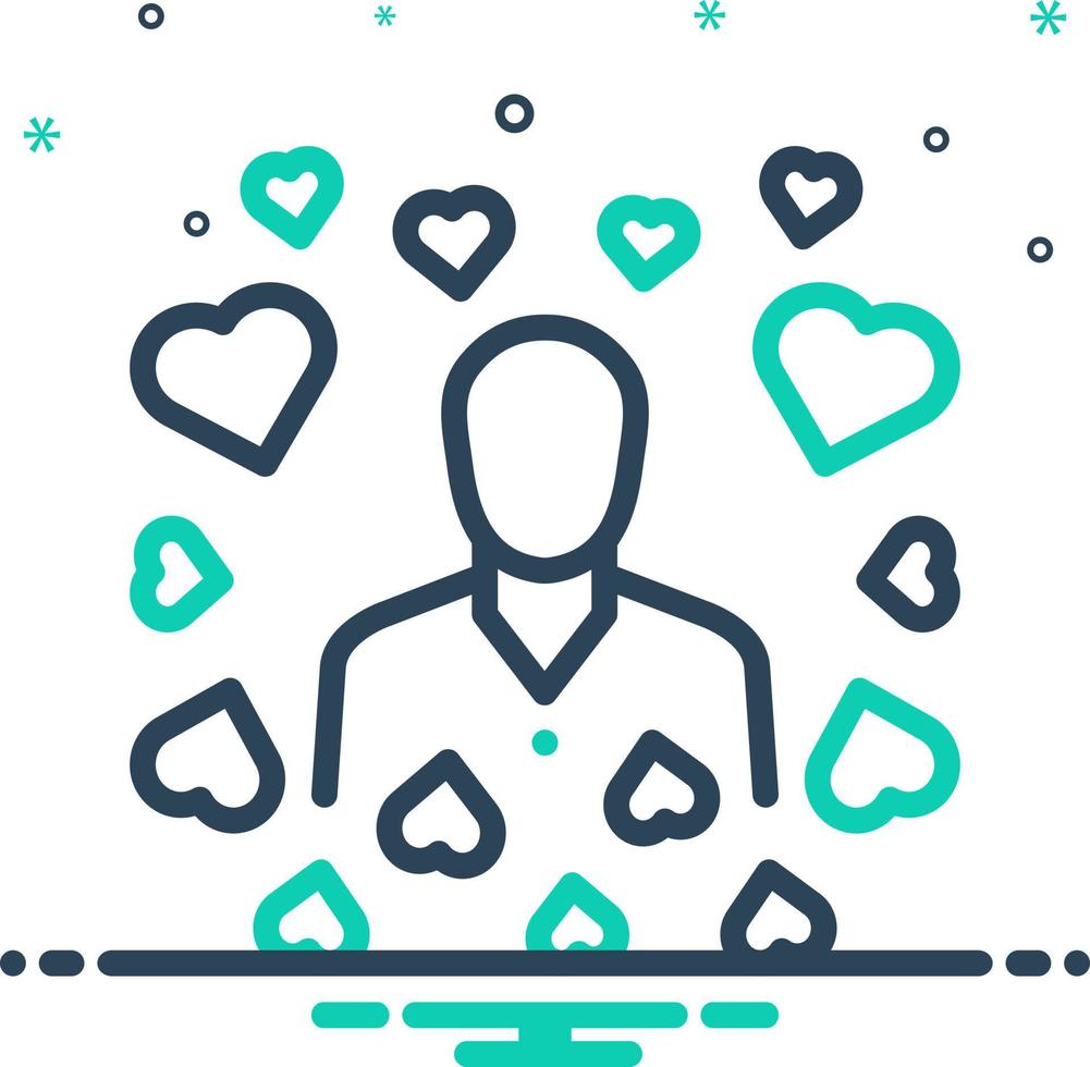 mix icon for modest vector