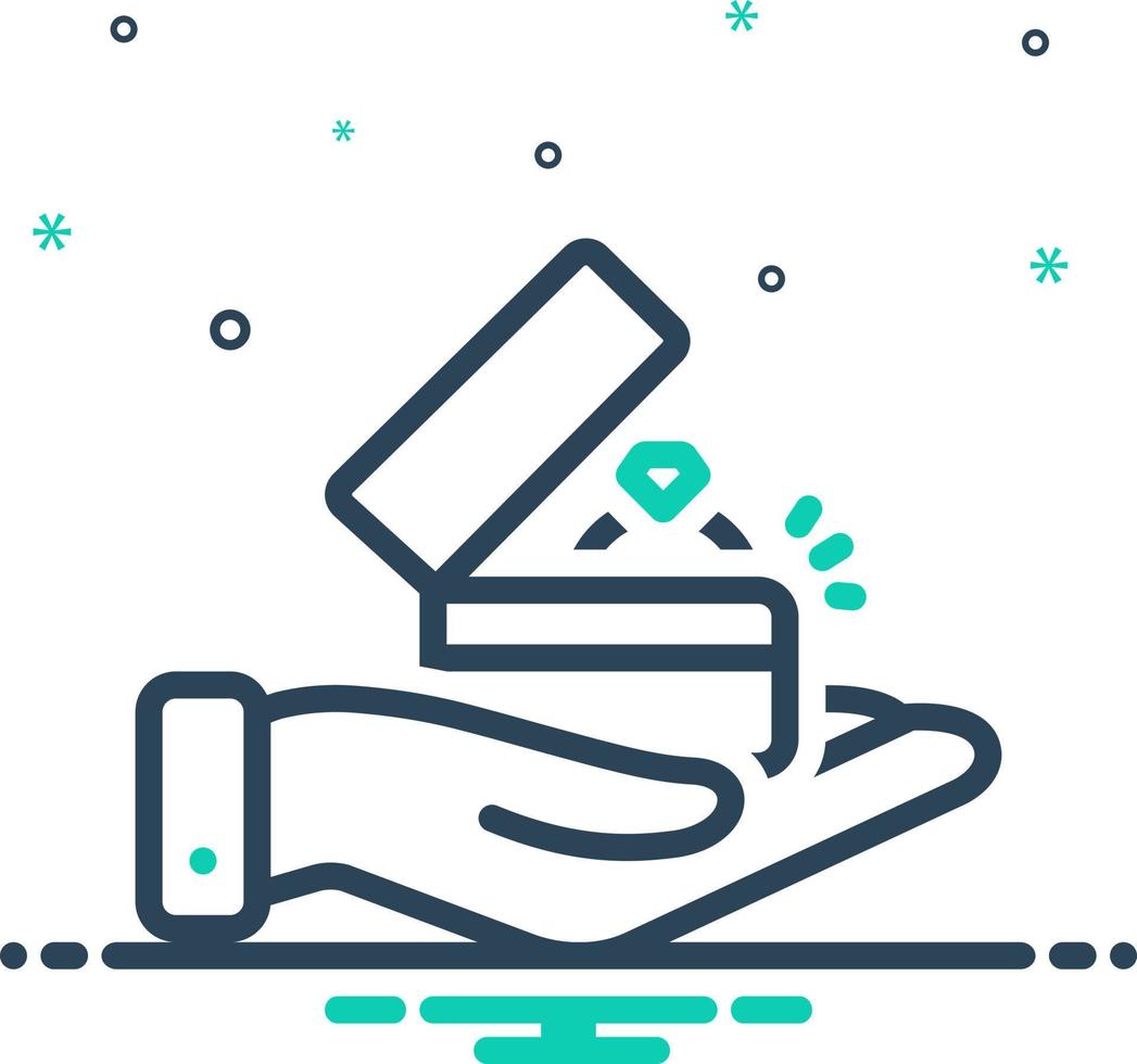 mix icon for propose vector