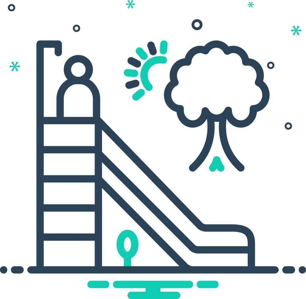 mix icon for slide vector