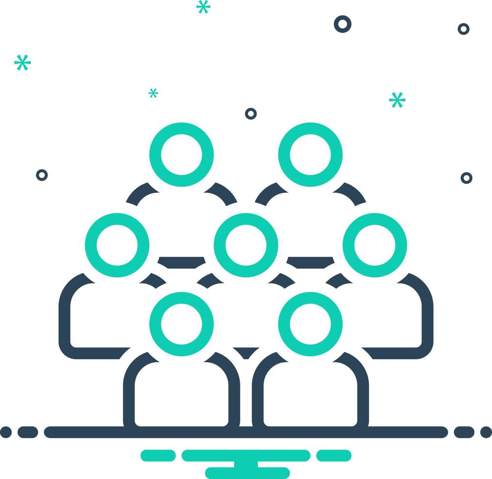 mix icon for board vector