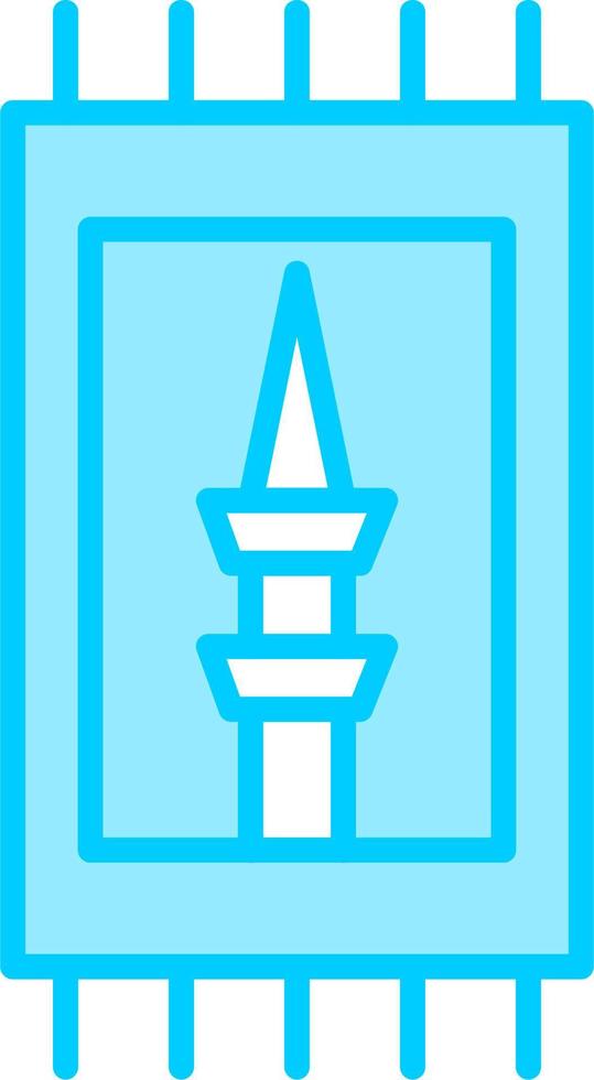 Prayer Mat Vector Icon