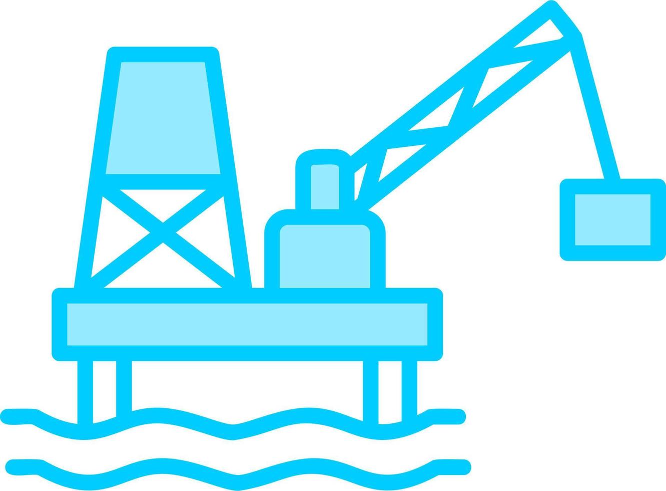 Oil Mining Vector Icon