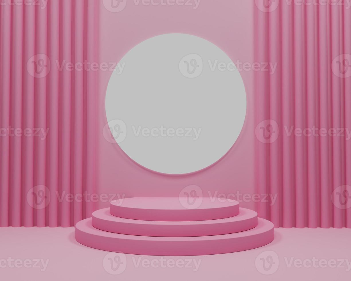 Abstract scene background. Product presentation, mock up, show cosmetic product, Podium, stage pedestal or platform. 3d render photo