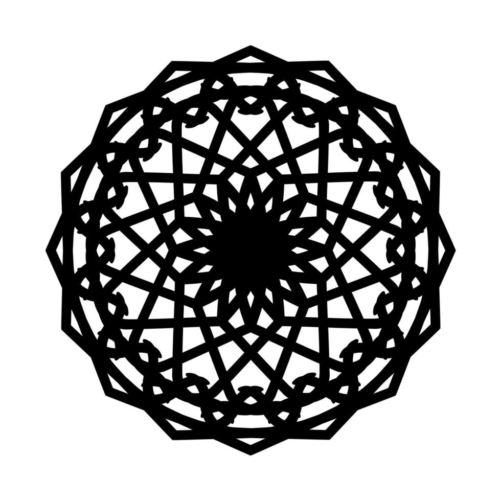 Ornamental Motifs Pattern Circle-Shaped for Decoration, Motifs Pattern, Ornate, Background, Website or Graphic Design Element. Vector Illustration