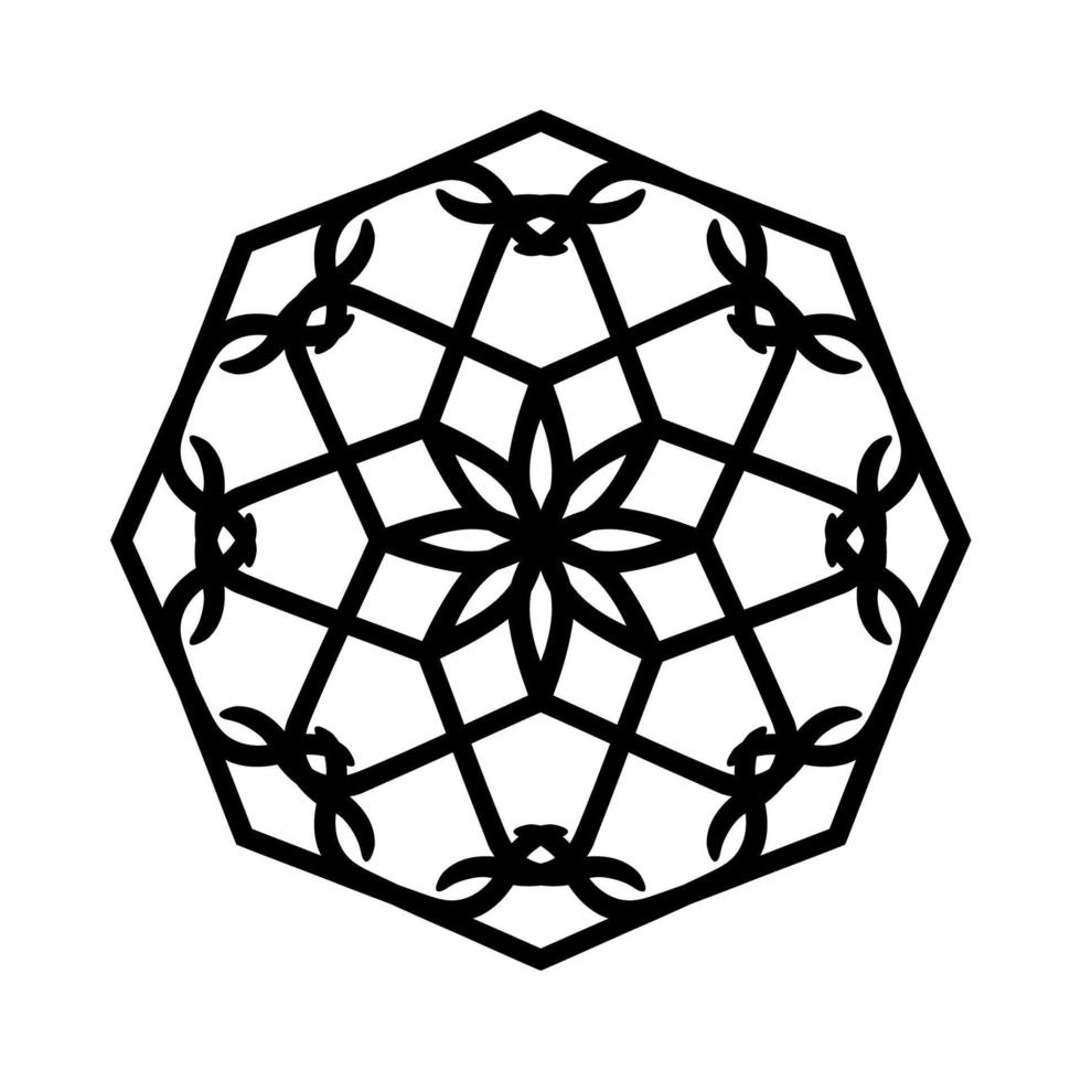 Contemporary Ornament. Decoration for Interior, Exterior, Carpet, Textile, Garment, Cloth, Silk, Tile, Plastic, Paper, Wrapping, Wallpaper, Pillow, Sofa, Background, Ect. Vector Illustration