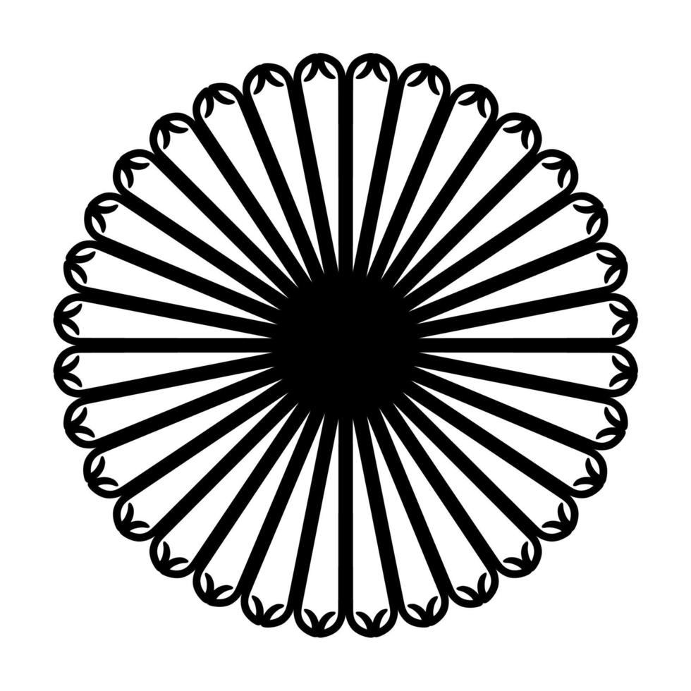 Ornamental Motifs Pattern Circle-Shaped for Decoration, Motifs Pattern, Ornate, Background, Website or Graphic Design Element. Vector Illustration