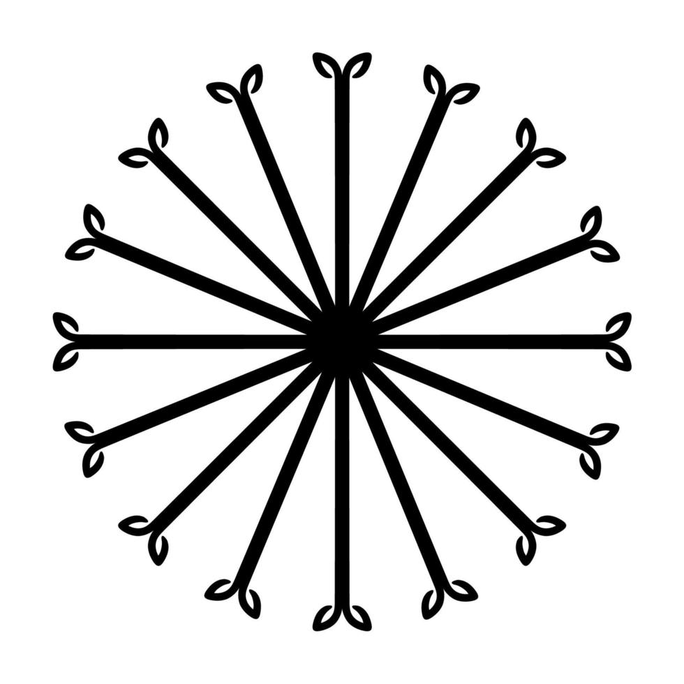 Ornamental Motifs Pattern Circle-Shaped for Decoration, Motifs Pattern, Ornate, Background, Website or Graphic Design Element. Vector Illustration