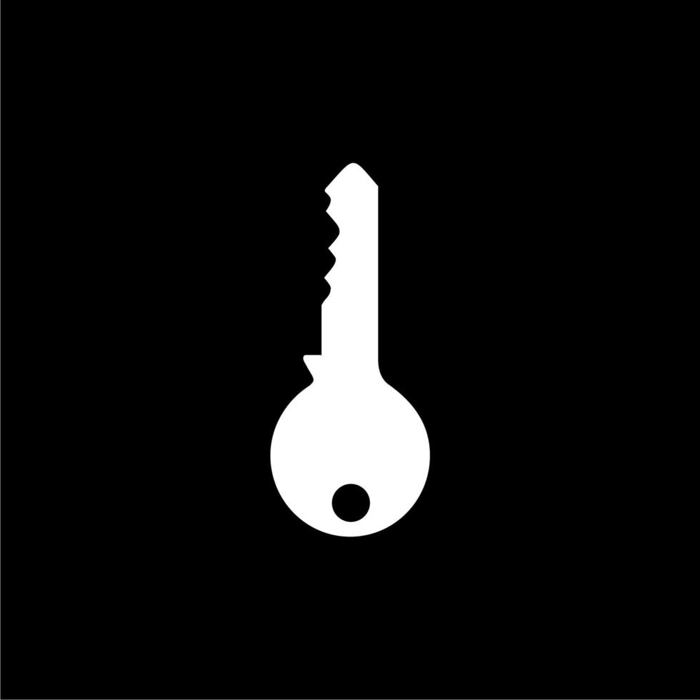 Silhouette of the Key for Icon, Symbol, Sign, Pictogram, Website, Apps, Art Illustration, Logo or Graphic Design Element. Vector Illustration