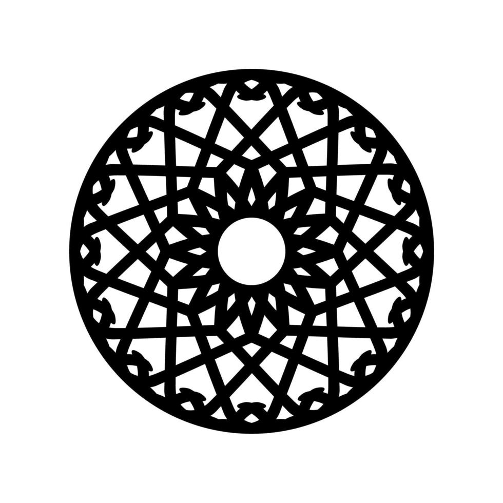 Ornamental Motifs Pattern Circle-Shaped for Decoration, Motifs Pattern, Ornate, Background, Website or Graphic Design Element. Vector Illustration