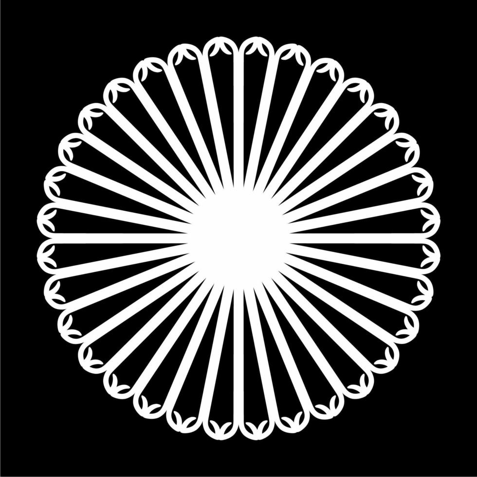 Ornamental Motifs Pattern Circle-Shaped for Decoration, Motifs Pattern, Ornate, Background, Website or Graphic Design Element. Vector Illustration