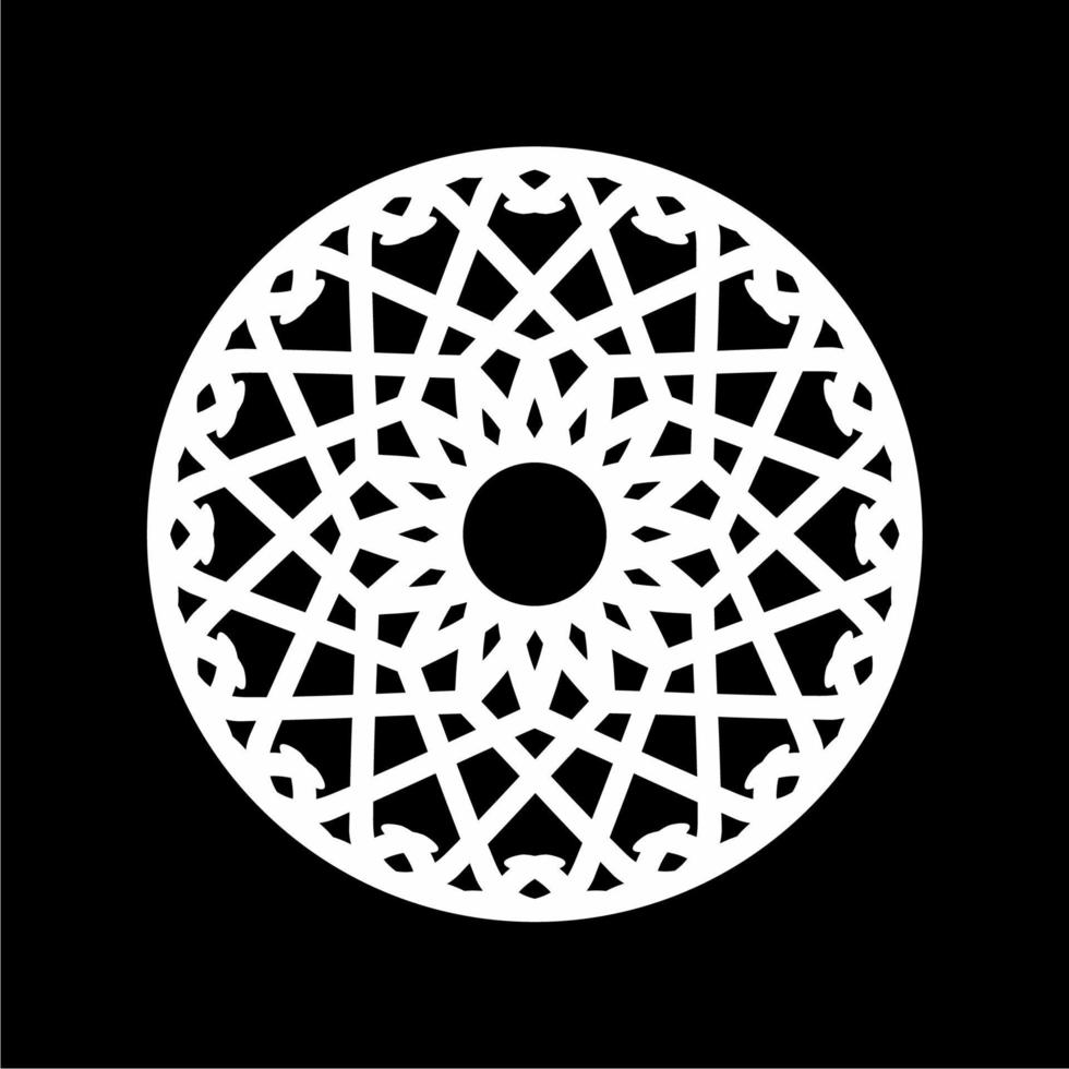 Ornamental Motifs Pattern Circle-Shaped for Decoration, Motifs Pattern, Ornate, Background, Website or Graphic Design Element. Vector Illustration