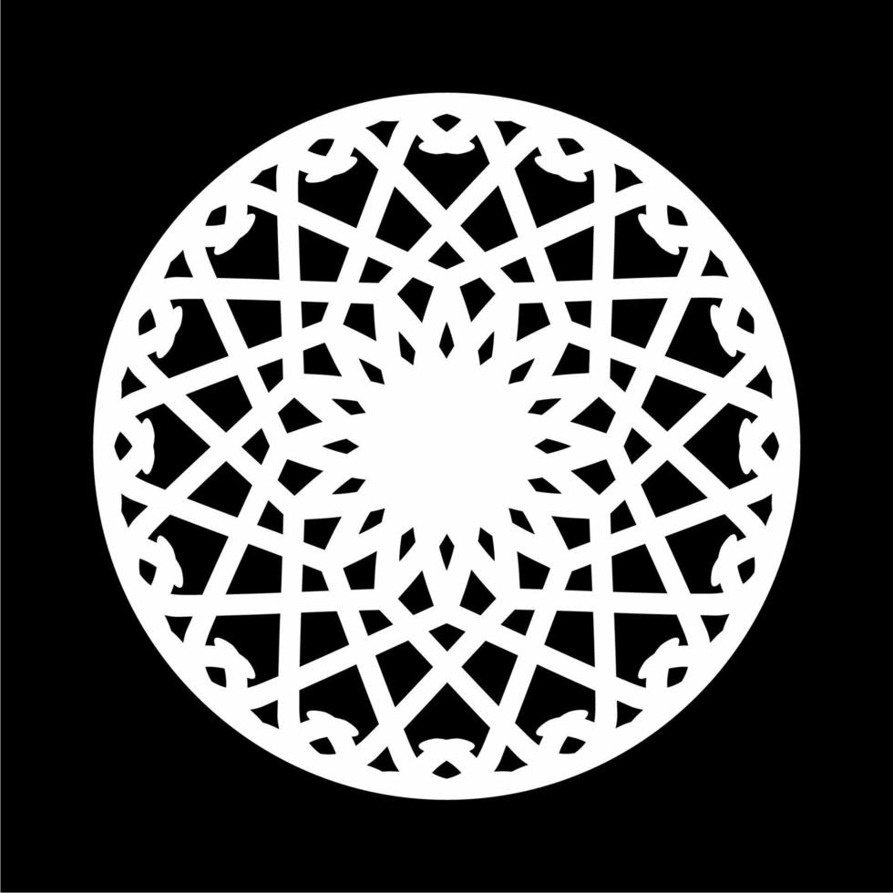 Ornamental Motifs Pattern Circle-Shaped for Decoration, Motifs Pattern, Ornate, Background, Website or Graphic Design Element. Vector Illustration