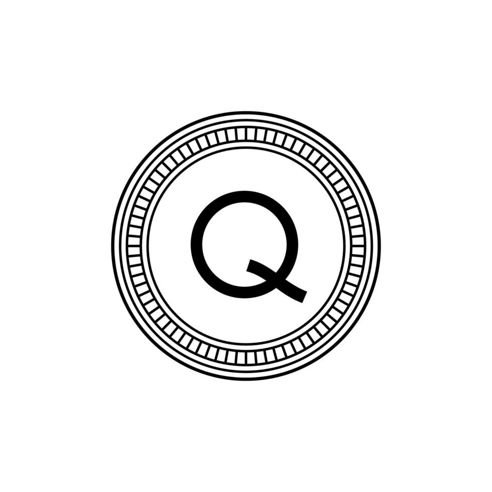 Guatemala Currency Symbol, Guatemalan Quetzal Icon, GTQ Sign. Vector Illustration
