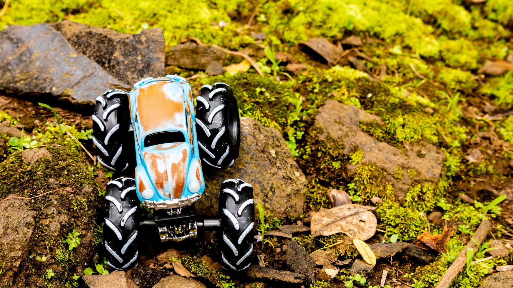 Minahasa, Indonesia  saturday, 10 December 2022, Amazing Monster Off-road Car Toy photo