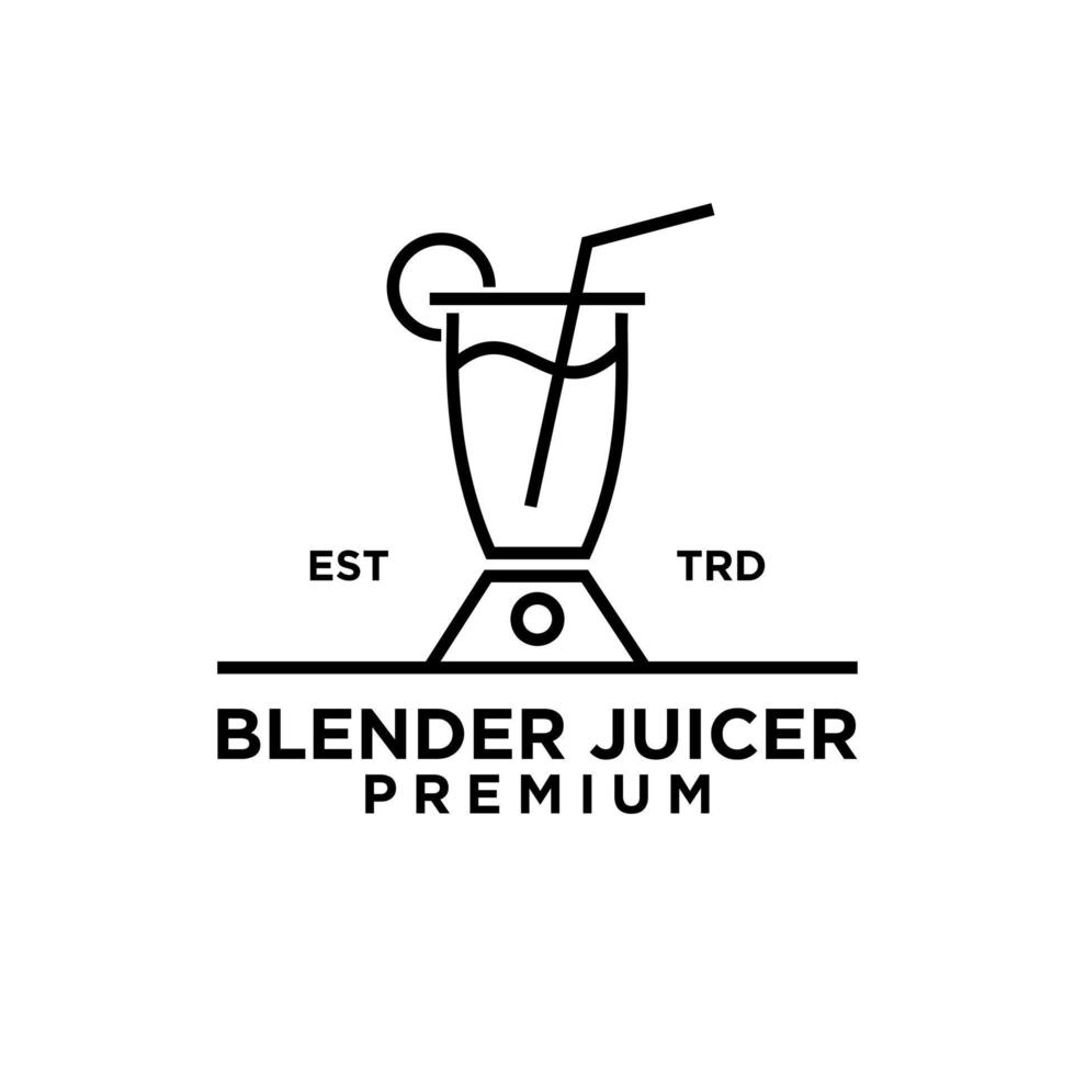 blender icon design minimalist logo vector