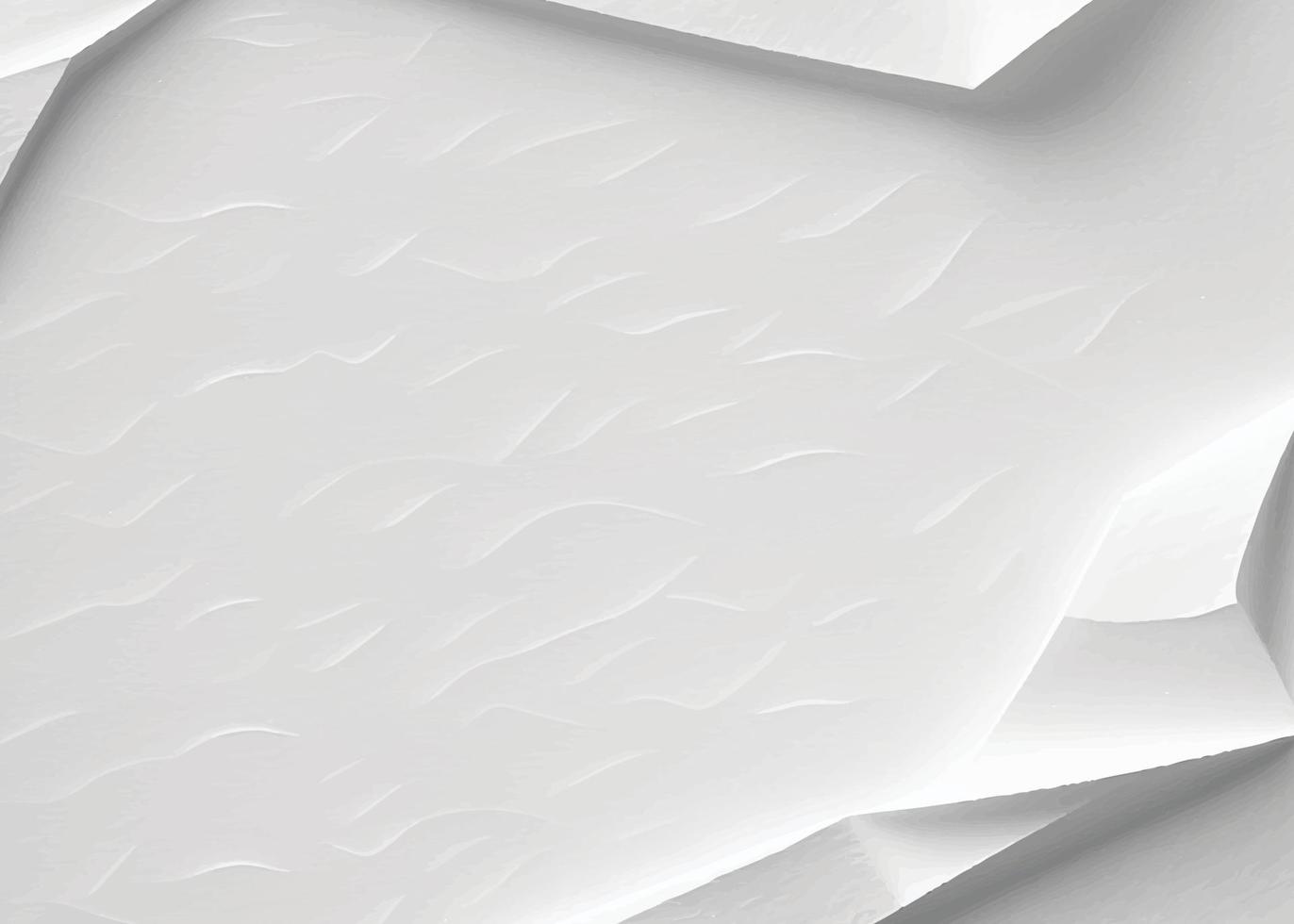 White paper texture background - White creased poster texture vector