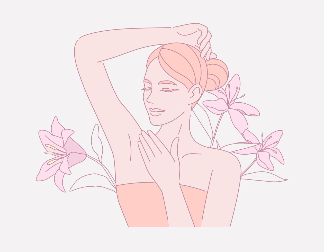 Female smooth armpit. Hair removal. Laser and wax epilation. Linear logo minimalist style. Beauty body care concept. Vector design illustration. 20309735 Vector Art at Vecteezy Female smooth armpit. Hair removal. Laser and wax epilation. Linear logo minimalist style. Beauty body care concept. Vector design illustration. 20309735 Vector Art at Vecteezy