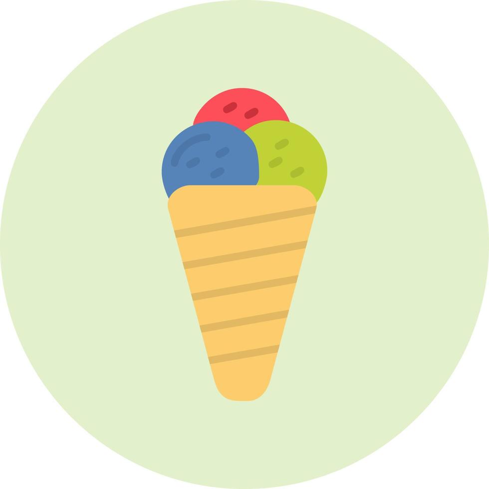 Ice Cream Cone Vector Icon 20310146 Vector Art at Vecteezy