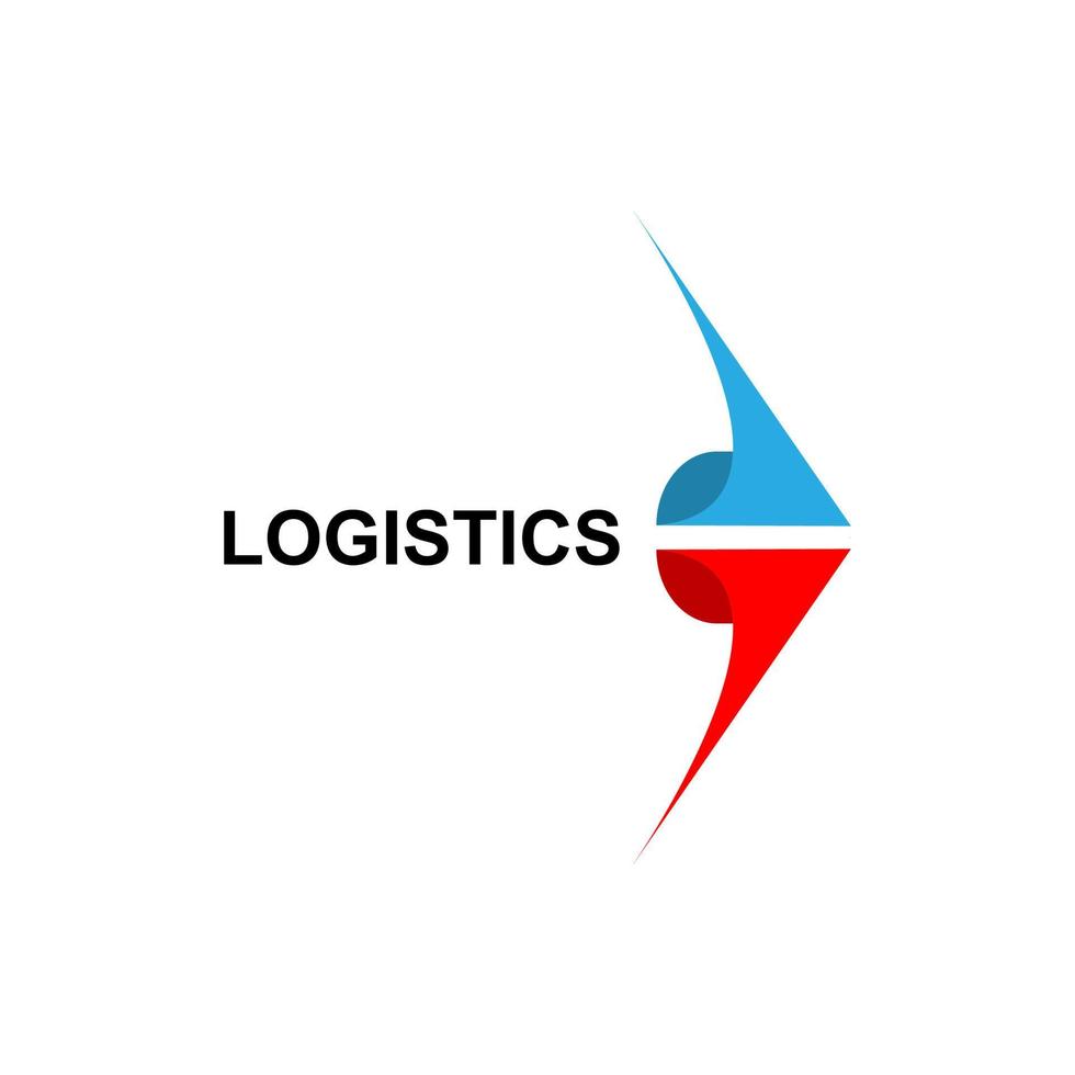 Logistic logo template vector