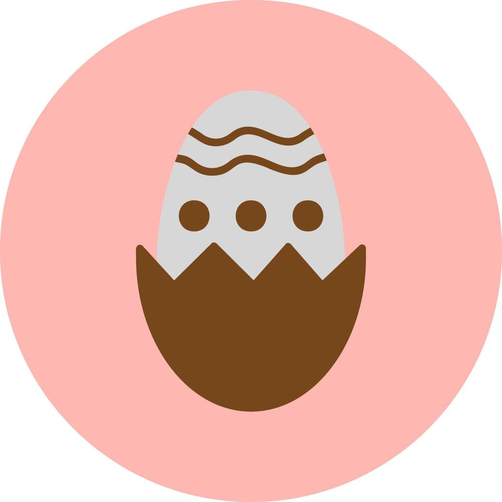 chocolate huevo vector icono