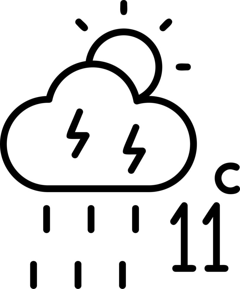 Weather Forecast Vector Icon