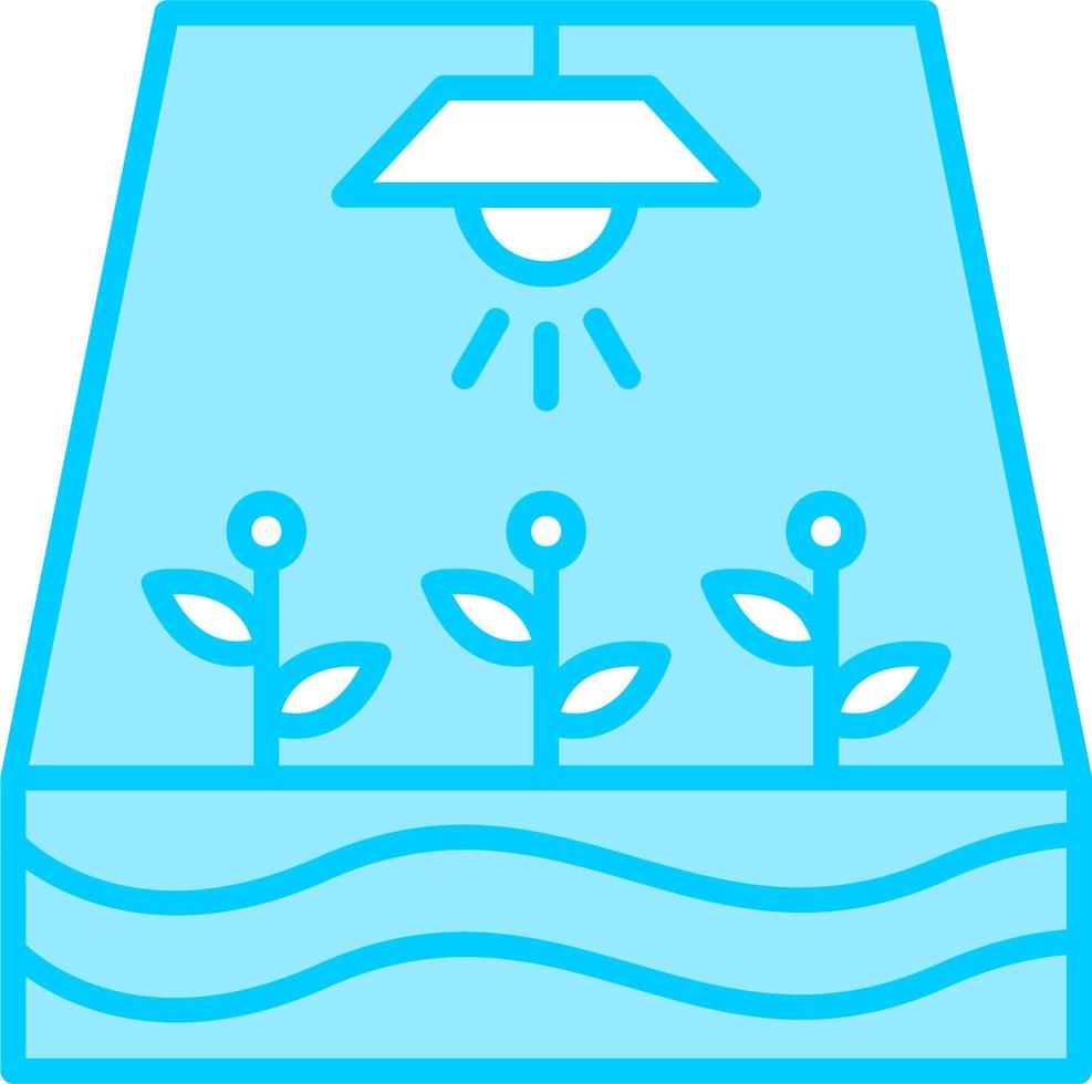 Lighting on plants Vector Icon
