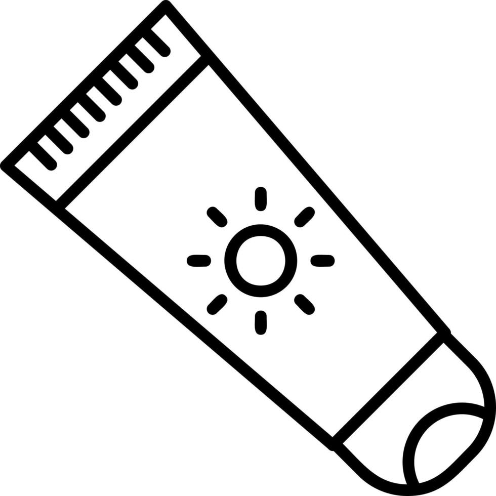 Sunblock Vector Icon