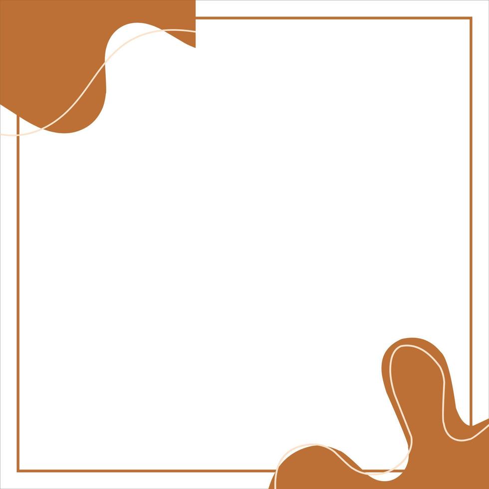 Corner design template vector