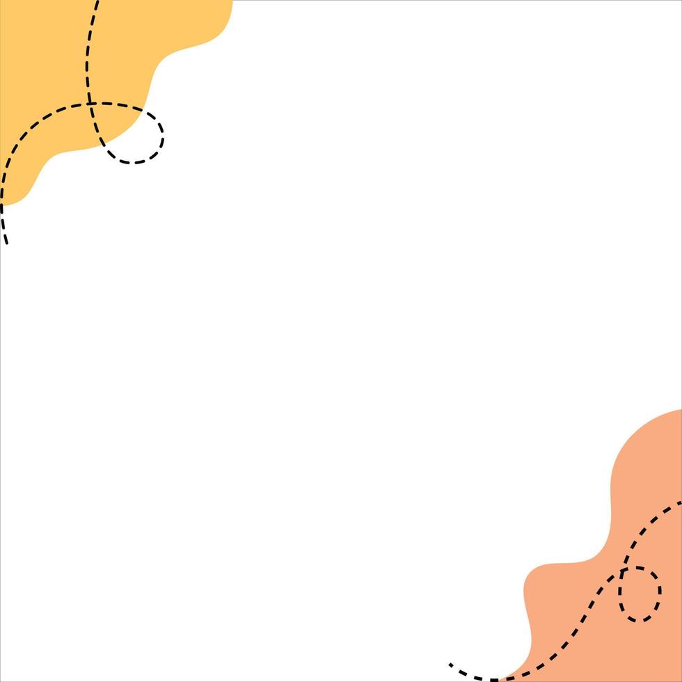 Corner design template vector