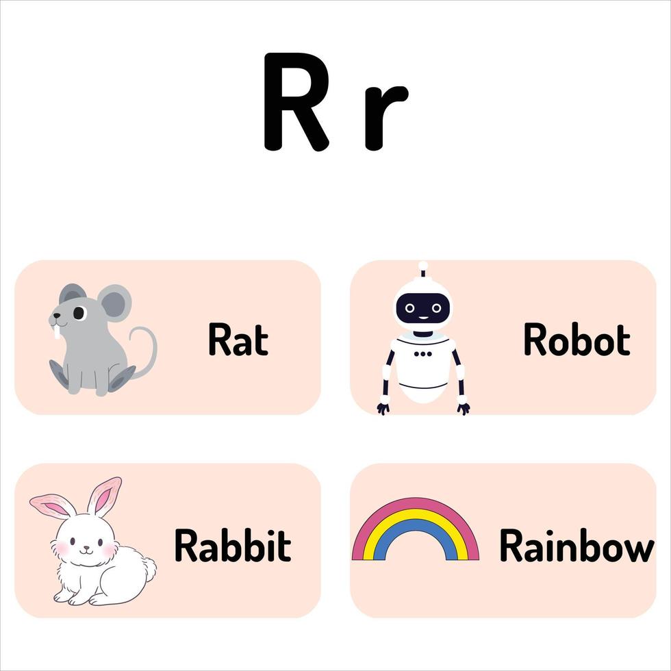 Alphabets for children vector
