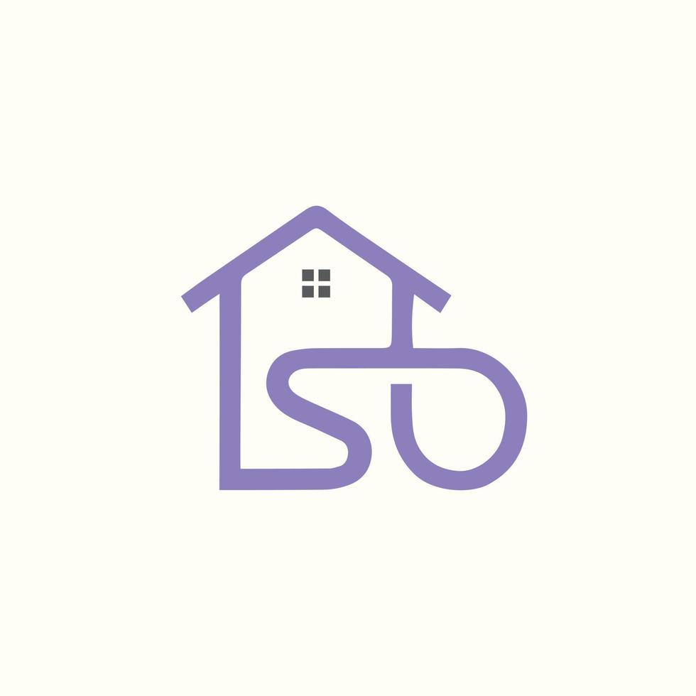 SB home create logo design template vector