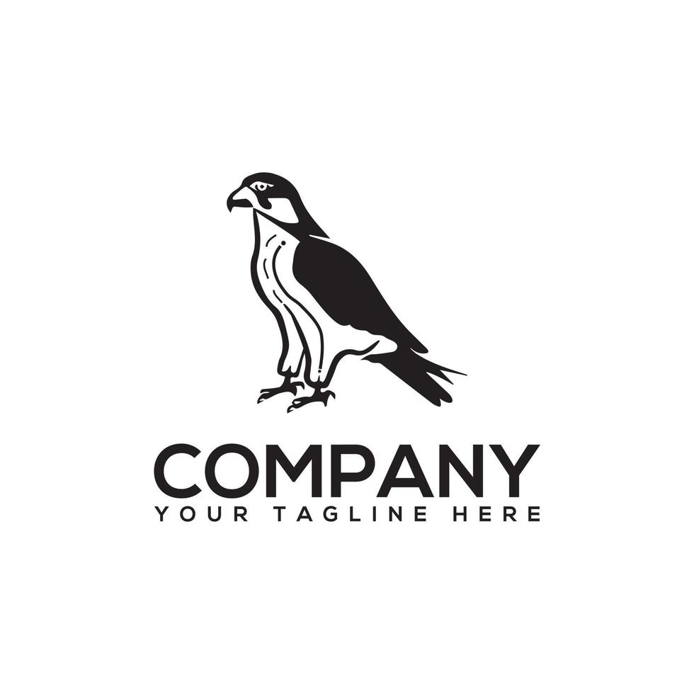 Peregrine Birds Vector Logo Design